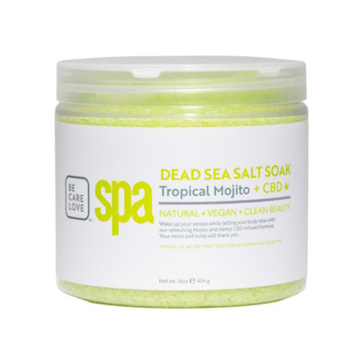 BCL SPA TROPICAL MOJITO + CBD DEAD SALT SOAK 454GR